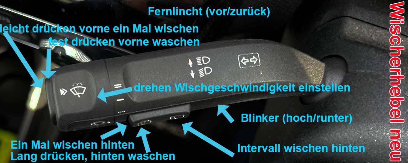 Scheibenwischerhebel